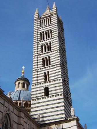 Siena: campanile del duomo